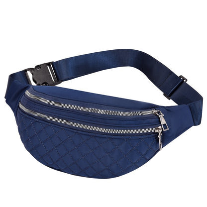 Geestock Fanny Pack for Women Nylon Waist Bags Casual Crossbody Chest Bags Unisex Hip Bum Bag Travel Belt Bag Sport Purse Pocket