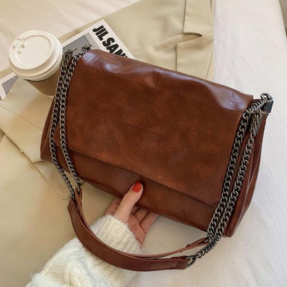 Brand Designer Women&#39;s Tote Bags Winter New Lady Shoulder Bag High Quality Leather Handbags Large Capacity Shopper Bag