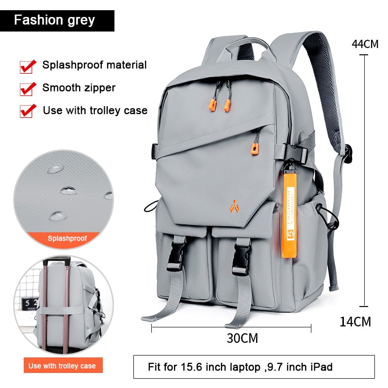 Male Mochila 15.6 16 17 Inch Laptop Backpacks Extra Large Anti-Theft Business Travel School Backpack Bag with USB Charging Port
