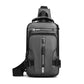 Branded USB Charging Shoulder Bag Anti-theft Crossbody Sling Bag Casual Waterproof Diagonal Bag Multifunctional Messenger Bags