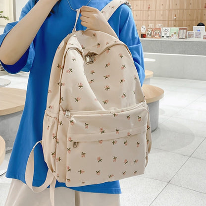 Women College Student Backpack Double Shoulder Large Capacity Travel Laptop Rucksack Book Schoolbag For Teenage Girl New