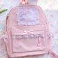 Cartoon Embroidery Backpacks For Teenage Girls Japanese Soft Girl Backpacks Lolita Cute Cat Backpack Travel Bag Pack