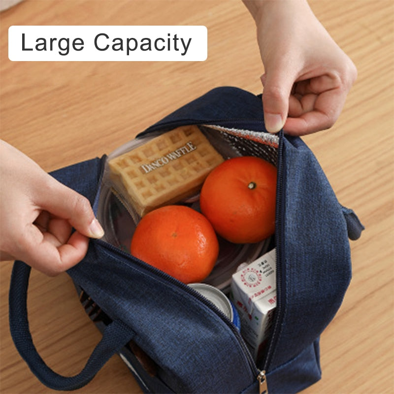 Insulated lunch bag For Women Kids Cooler Bag Thermal bag  Portable Lunch Box Ice Pack Tote Food Picnic Bags Lunch Bags for Work