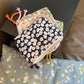 Women Flower Tampon Storage Bag Jewelry Napkin Cosmetic Organizer Ladies Makeup Bag Girls Mini Cotton Cosmetic Pouch
