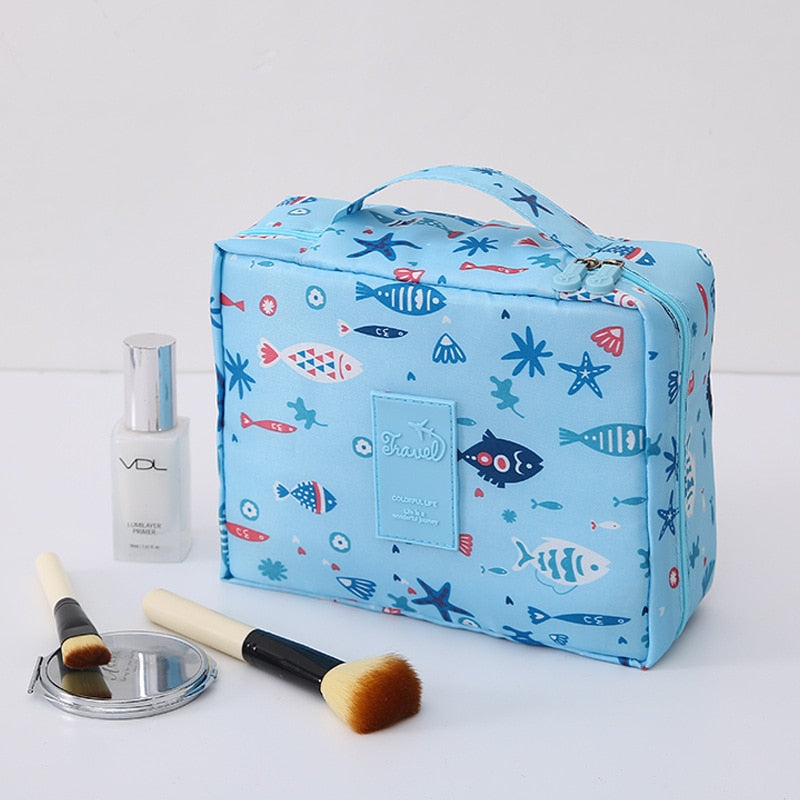 FUDEAM Multifunction Women Outdoor Storage Bag Toiletries Organize Cosmetic Bag Portable Waterproof Female Travel Make Up Cases