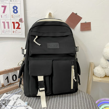 Fashion Women Backpack Large Capacity Laptop Bag Multifunction Student School Bag Waterproof Anti-theft Outdoor Travel Pack