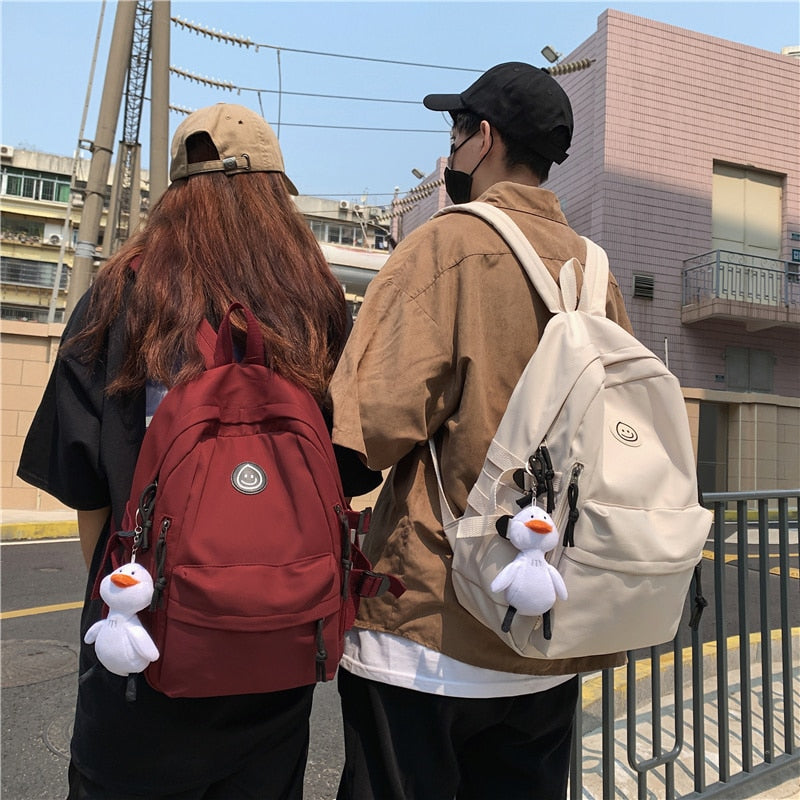 New Multi-Pocket Female Backpack Book School Bag for Teenage Girls Boys Student Women&#39;s Travel Rucksack Small Or Big Size