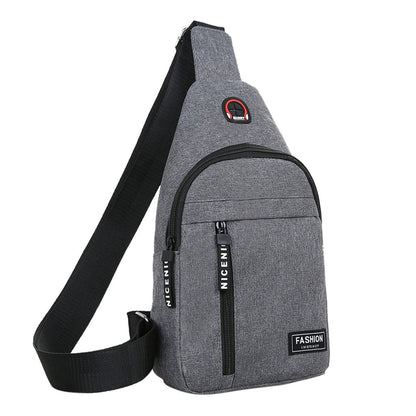 Men Shoulder Bags Nylon Waist Packs Sling Bag Crossbody Outdoor Sport Shoulder Chest Daily Picnic Canvas Messenger Bag Bolsa