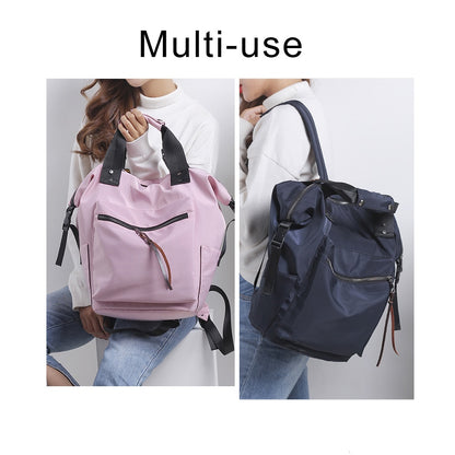 TTOU Casual Nylon Waterproof Backpack Women High Capacity Travel Book Bags for Teenage Girls Students Pink Satchel Mochila Bolsa