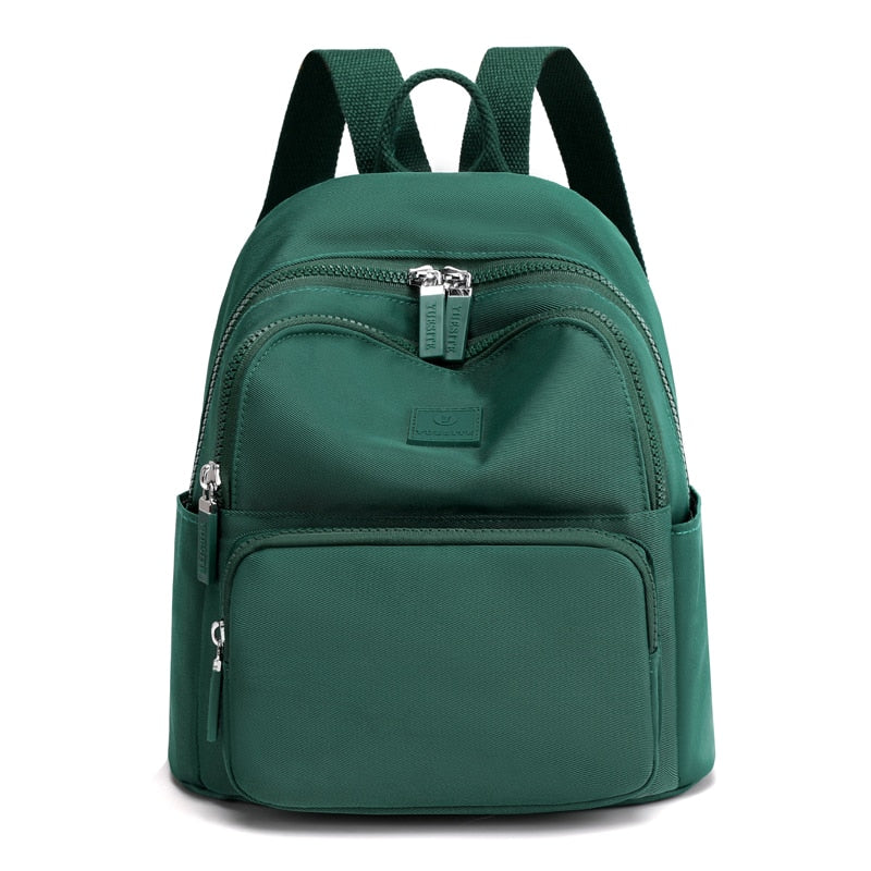 New High-Quality Waterproof Nylon Fabric Women&#39;s Backpack Fashion Mini Shopping Backpack Small Backpack Ladies Shoulder Bag