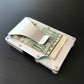 Hot Carbon Fiber Credit Card Holder Wallet New Design Minimalist Rfid Blocking Slim Metal Cardholder Anti Protect Clip for men