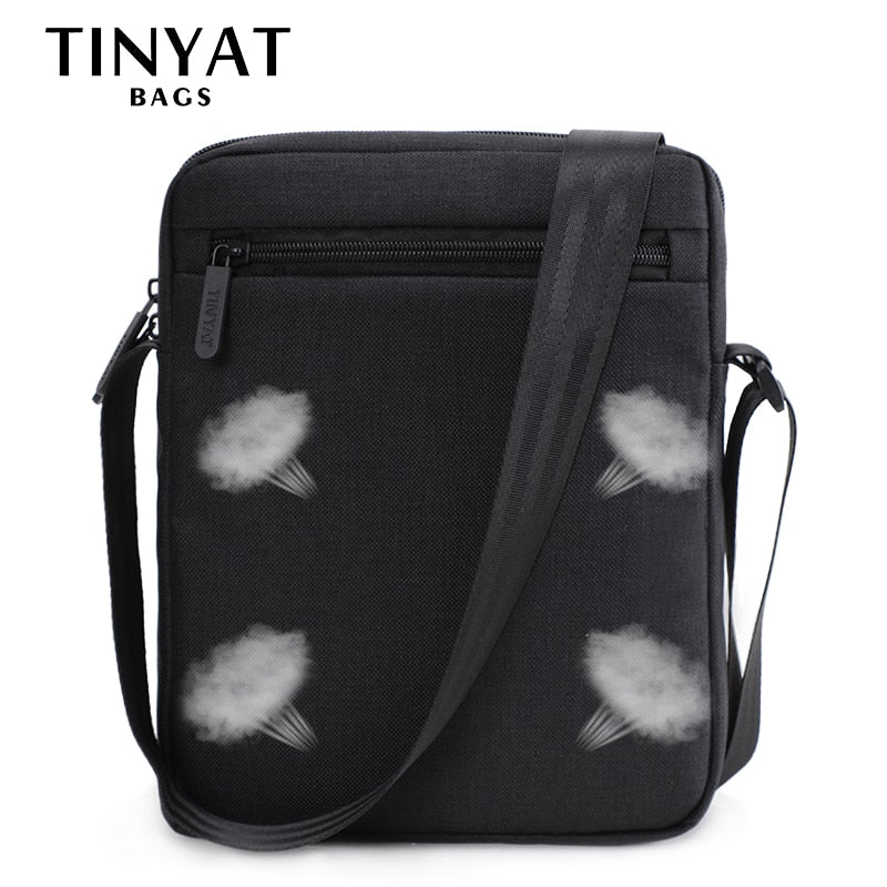 TINYAT Brand Waterproof Men Shoulder Bag For 7.9&#39; Ipad office Crossbody Bags Men Business Shoulder bag for men Casual Business