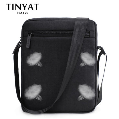 TINYAT Brand Waterproof Men Shoulder Bag For 7.9&#39; Ipad office Crossbody Bags Men Business Shoulder bag for men Casual Business