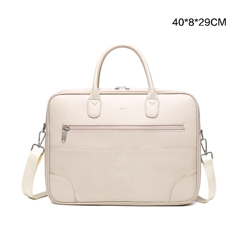 Fashion Simplicity Briefcases Business Trip Laptop Anti-Drop Shoulder Bag Women Work Document Storage Organize Handbag Accessory