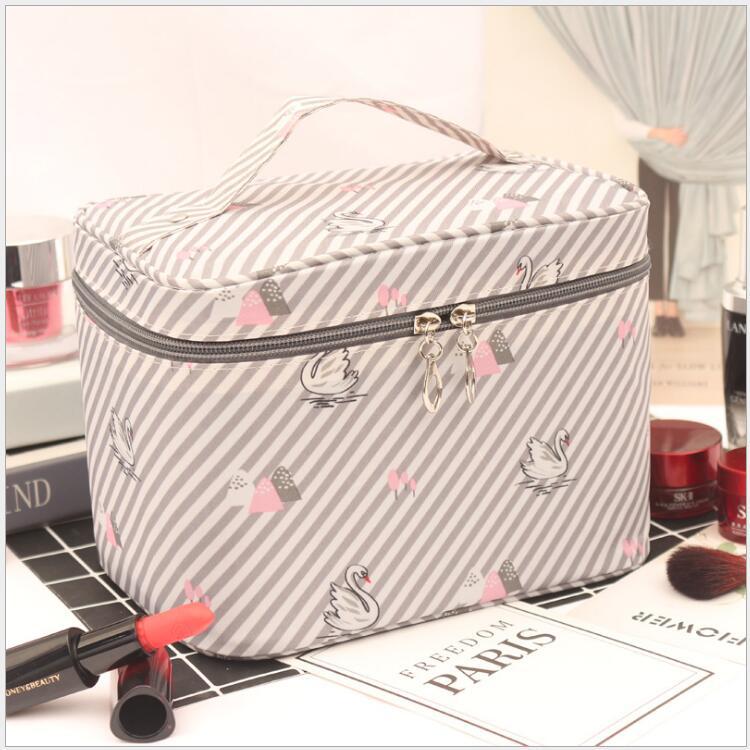 Travel Waterproof Portable Women Makeup Bag High Capacity Toiletries Organizer Storage Cosmetic Cases Zipper Wash Beauty Pouch