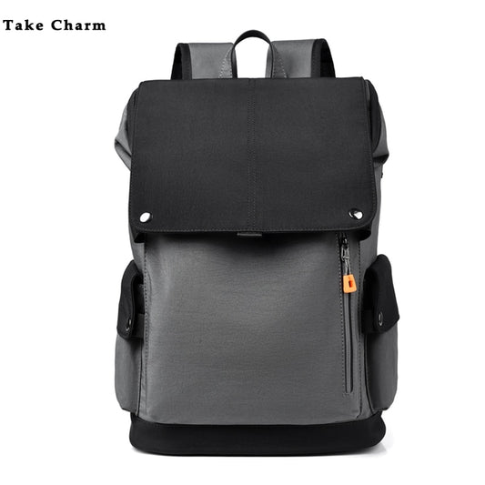 British Style Business Laptop Backpack For Men Fashion Brand Oxford Cloth Waterproof Daily Work Bag Youth School Backpack