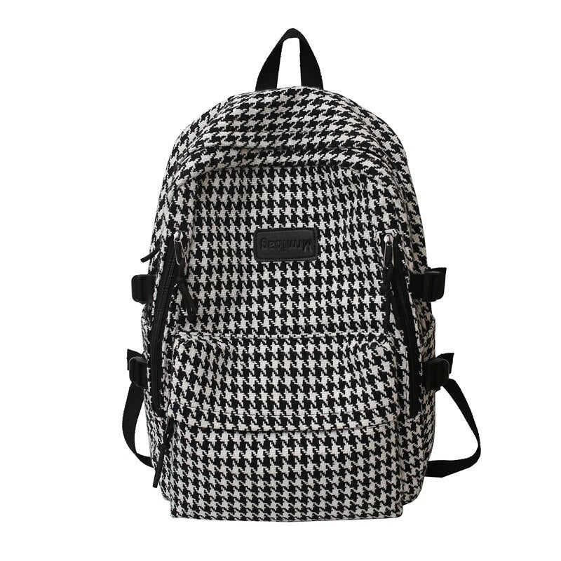 NEW Women&#39;s Luxury Fashion Knit Backpack Designer Ladies School Bag Female Large-capacity College Pattern High Quality Backpack