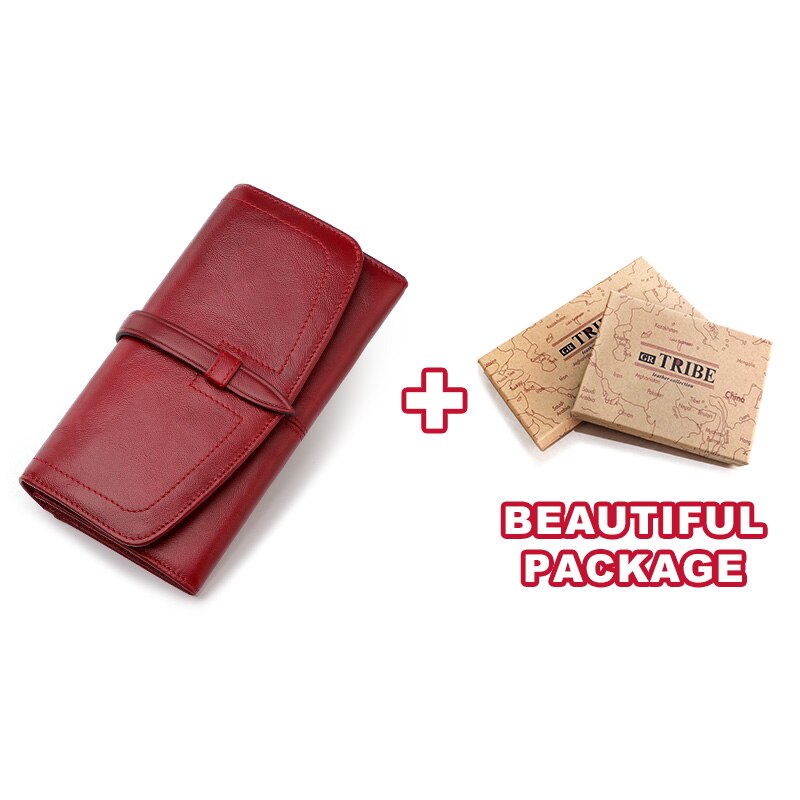 KAVIS Women Wallets Black Fashion Brand Leather Purse Ladies Card Bag For Girls New Clutch Women Female Purse Money Walet Long