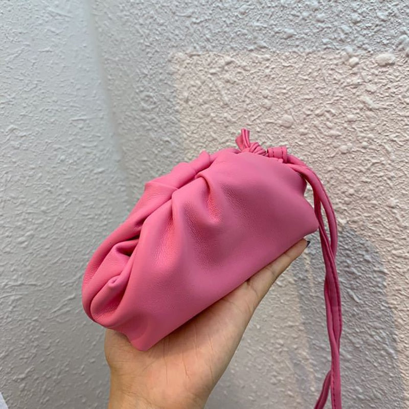 Women Famous Luxury Brand Designer Clutch Bags Fashion Trend Waist Bag High Quality Folded Cloud Shoulder Bag Mini Wallet