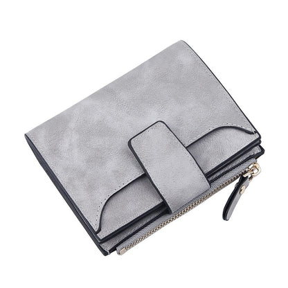 Leather Women Wallet Hasp Small and Slim Coin Pocket Purse Women Wallets Cards Holders Luxury Brand Wallets Designer Purse ארנק