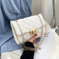 Embroidery Thread Small PU Leather Crossbody Bags For Women Trend Hand Bag Female Causal Branded Shoulder Handbags New