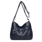 Leather Bolsa Luxury Ladies Shoulder Crossbody Bag Ladies Fold Over Small Bag Female Vintage Multi-Pocket Women Messenger Bag