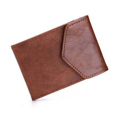 Fashion RFID Wallet Women Men Mini Ultrathin Leather Wallet Slim Wallet Coins Purse Credit ID &amp; Card Holders Card Cases