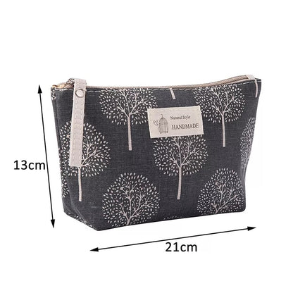 Fashion Cosmetic Bag Portable Solid Color Makeup Bags Toiletries Organizer Multifunction Zipper For Women Waterproof Travel