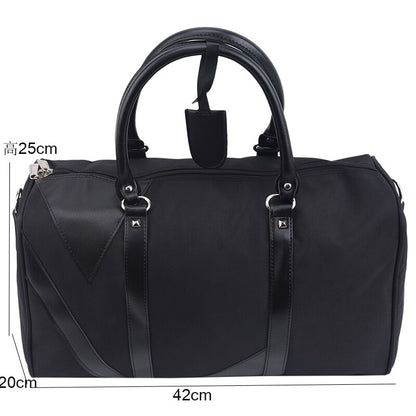 LKEEP Fashion Weekend Bag Nylon Travel Bag Men Overnight Duffle Bag Waterproof Cabin Luggage Travel Big Tote Crossbody Gym Bag