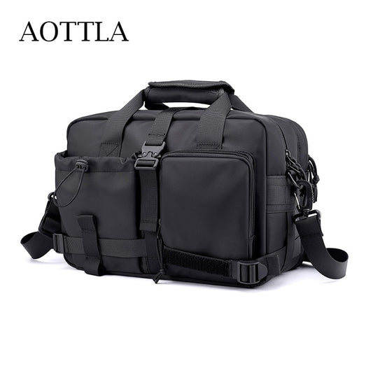 AOTTLA Handbag For Male Nylon Waterproof Men&#39;s Bag Good Quality Brand Fashion Shoulder Bag Men&#39;s Briefcase Teen Casual Trip Bag