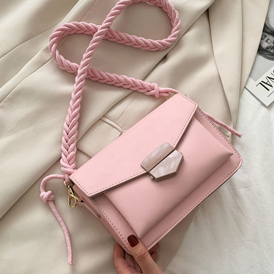 TTOU Solid Color PU Leather Sac A Main Femme Crossbody Bags For Women Summer Small Shoulder Handbags Female Chain Bag