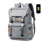 New Fashion Men Backpack Multifunctional Waterproof Backpacks 15.6 Inch Laptop Bag Man USB Charging Travel Bag Large Capacity