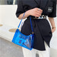 Fashion Transparent Shoulder Bags Women Underarm Handbags Chic Versatile PVC Candy Colors Lightweight High Street Casual Plastic