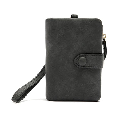 Women Folding Short Wallet Lady PU Leather Money Bag Clutch Wallet Short PU Purse Coin Card Holder Handbag Hot New More Screens