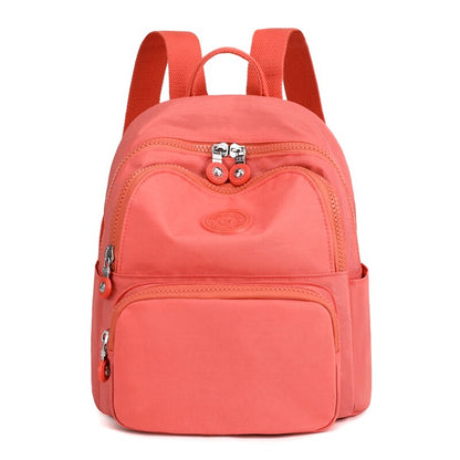 Solid Color Casual Ladies Travel Bags Multifunctional Women Backpack High Quality Nylon Women&#39;s Shoulder Bag Mochilas De Mujer