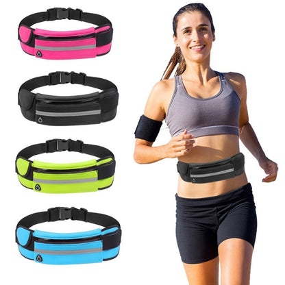 Buylor Sports Waist Pack Women Men Running Belt Waist Bag Waterproof Fanny Pack Wallet Men Pouch Belt Portable Phone Holder Gym