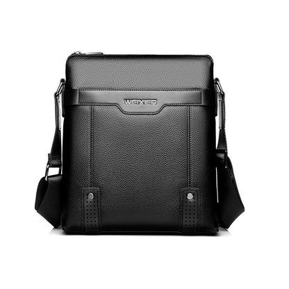 New Men&#39;s Single Shoulder Bag Leather Designer Series Fashion Retro High Quality Leisure Business Straddle Bag Men&#39;s Bag