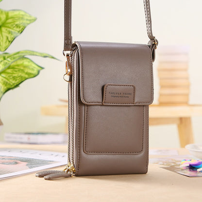 Women Bags Soft Leather Wallets Touch Screen Cell Phone Purse Crossbody Shoulder Strap Handbag for Female Cheap Women&#39;s Bags