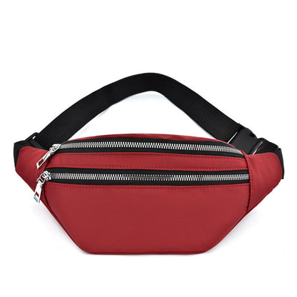 Colorful Waist Bag Waterproof Waist Bum Bag Running Jogging Belt Pouch Zip Fanny Pack Sport Runner Crossbody Bags Men And Women