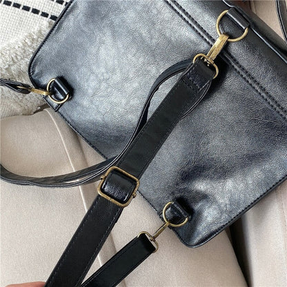 Multifunction women Backpack Retro Female Big Bag Women&#39;s Designer Backpacks Quality PU Leather female Shoulder Bags bolsas moch