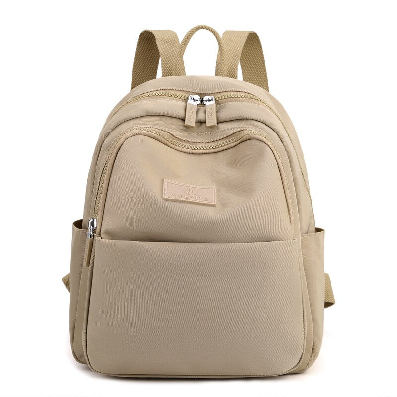 High Quality Women&#39;s Backpack Fashionable Simple Waterproof Nylon Fabric Small Backpack Suitable For Young Women Shopping