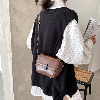 YBYT vintage casual women crossbody bag mini flap female chain shoulder messenger bag hotsale ladies evening bag bolsas feminina