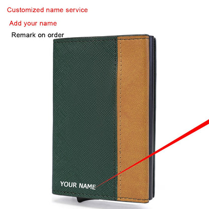 RFID  Top Pu Leather Wallet  Multifunction Magnet Wallet  Men &amp; Women Credit Card Holder with Note Compartment &amp; Coin Pocket