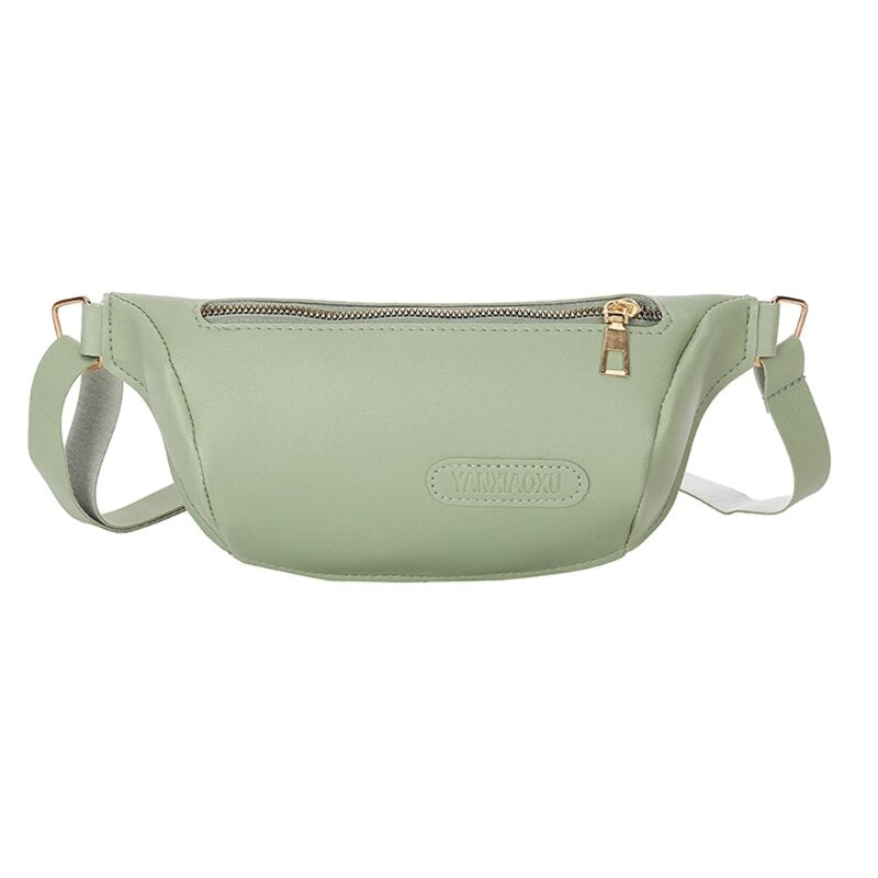 Women Waist Bag Fanny Pack PU leather Lady Chest Bags Multifunction Mobile Coin Purse Fashion Travel Pouch