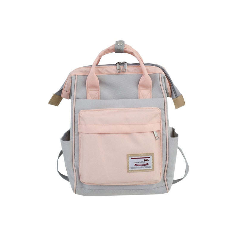 Backpacks For School Teenagers Girls Cute Ring Bag Designer Travel Laptop Backpack Women Notebook Back Pack Patchwork Bagpack