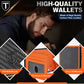 TEEHON Carbon Fiber Leather Wallet Men Fashion Trifold Walle RFID Coin Pockets Purse Small Mini Card Holder Gift