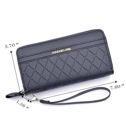 Long Women&#39;s Wallet Female Purses Tassel Coin Purse Card Holder Wallets Female Pu Leather Clutch Money Bag Female Wallet