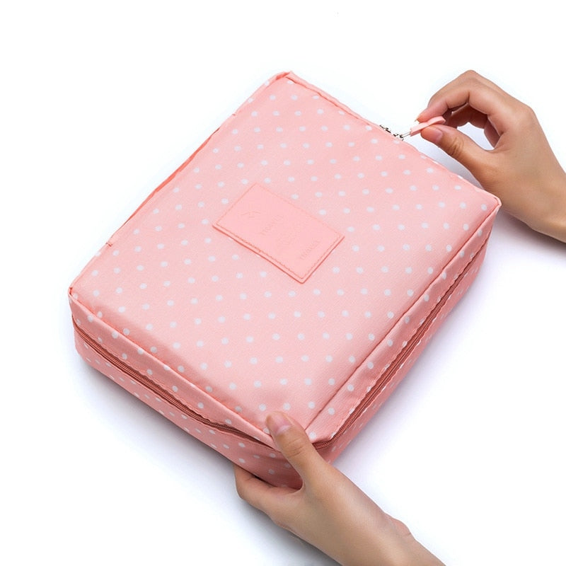 Outdoor Multifunction travel Cosmetic Bag Women Toiletries Organizer Waterproof Female Storage Make up Cases