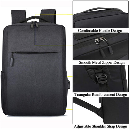 Ceavni Laptop Usb Backpack Men School Bag Rucksack Anti Theft Waterproof Backbag Travel Daypack Male Backpack Mochila Women Gril