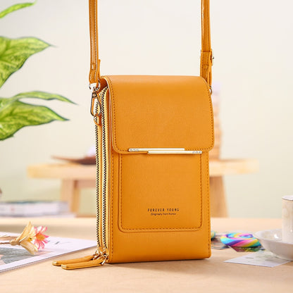 Women Bags Soft Leather Wallets Touch Screen Cell Phone Purse Crossbody Shoulder Strap Handbag for Female Cheap Women&#39;s Bags